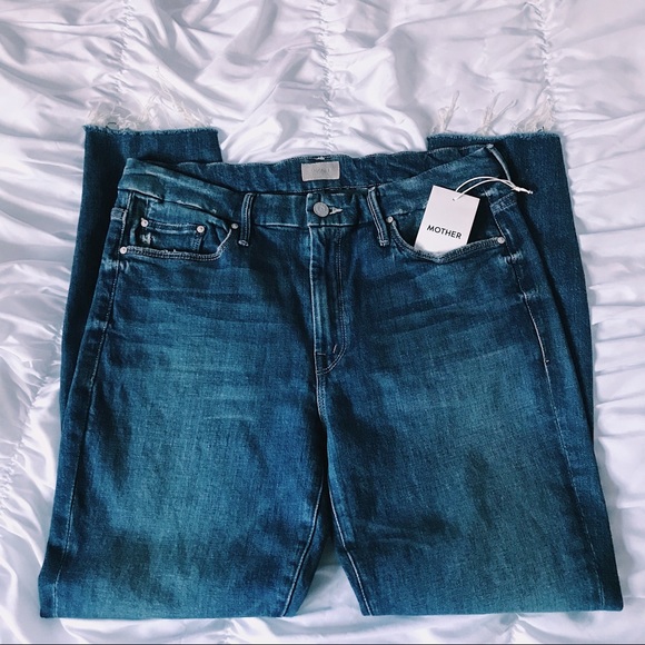 MOTHER the looker ankle fray jeans in gutterpunk - Picture 6 of 13